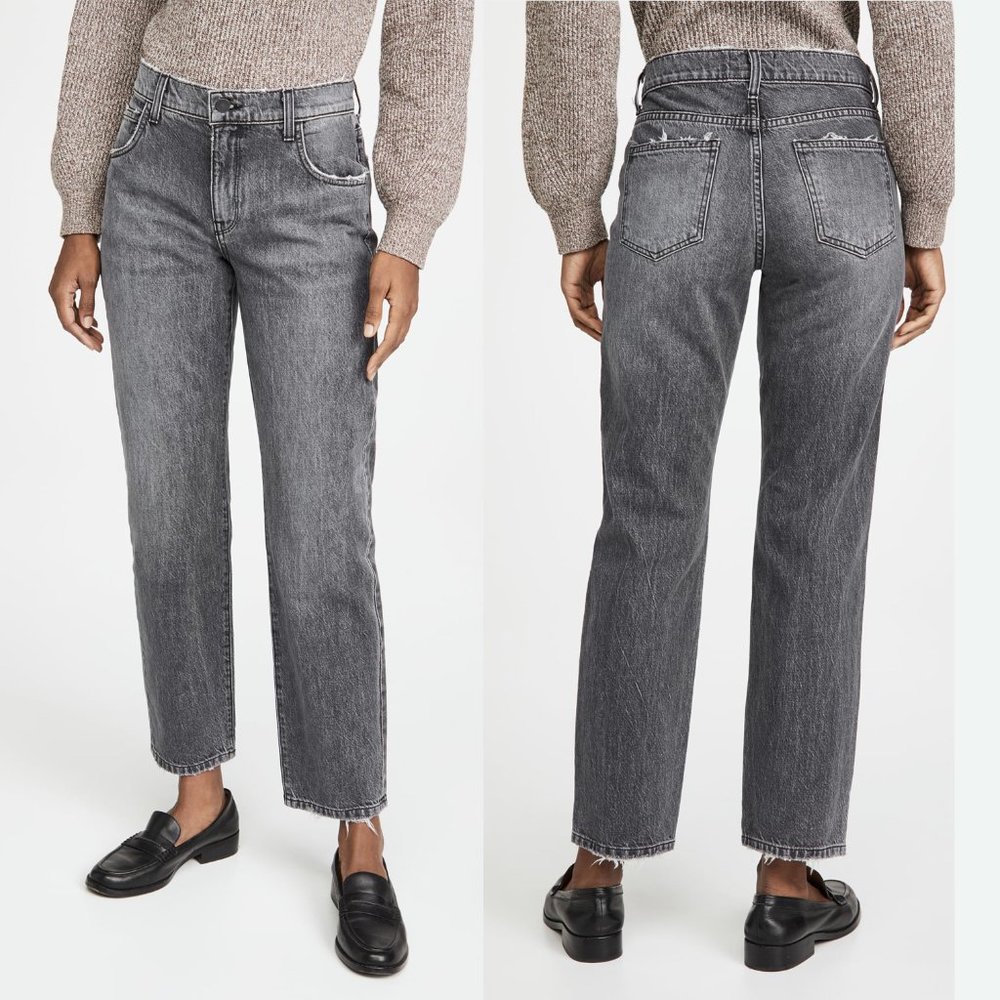 Triarchy Responsible Denim Black High Rise Stove Pipe Jeans 100% Organic Cotton